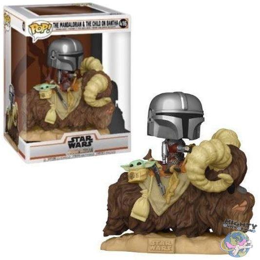 Star Wars: The Mandalorian and The Child on Bantha - Pop #416-POP! + Funkos-Funko-mighty-underground
