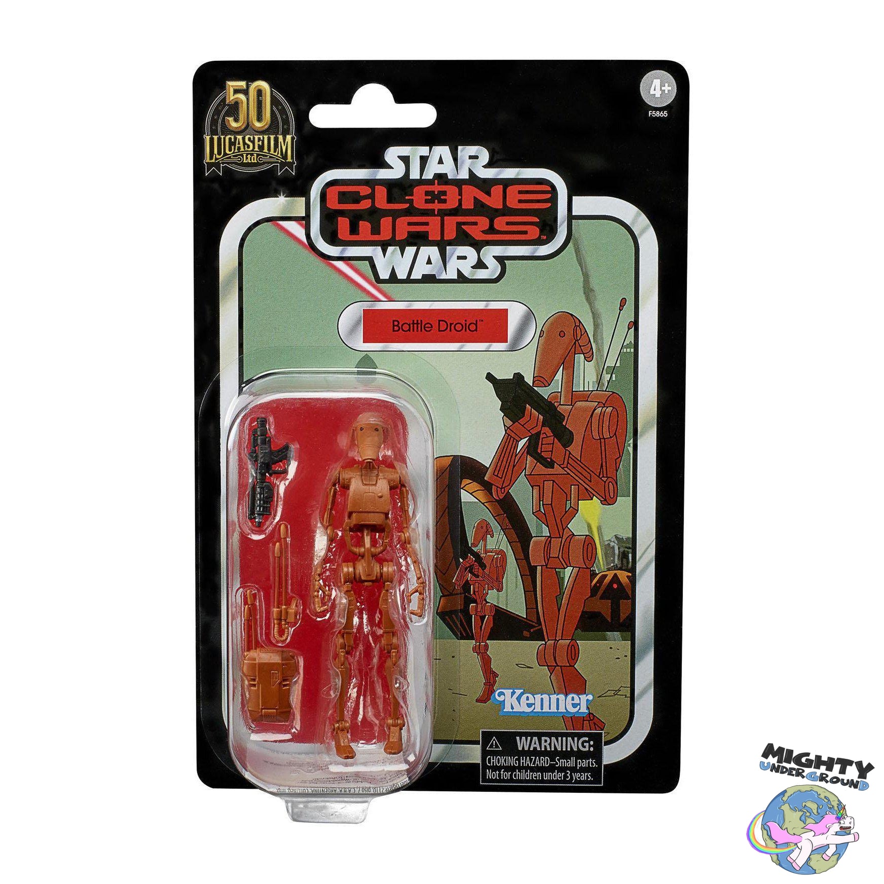 Star Wars Vintage Collection: Battle Droid (The Clone Wars) - 10 cm-Actionfiguren-Hasbro-Mighty Underground