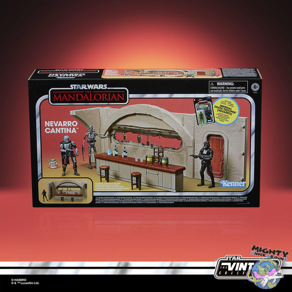 Star Wars Vintage Collection: Cantina with Imperial Death Trooper (Nevarro, The Mandalorian) - 10 cm-Actionfiguren-Hasbro-Mighty Underground