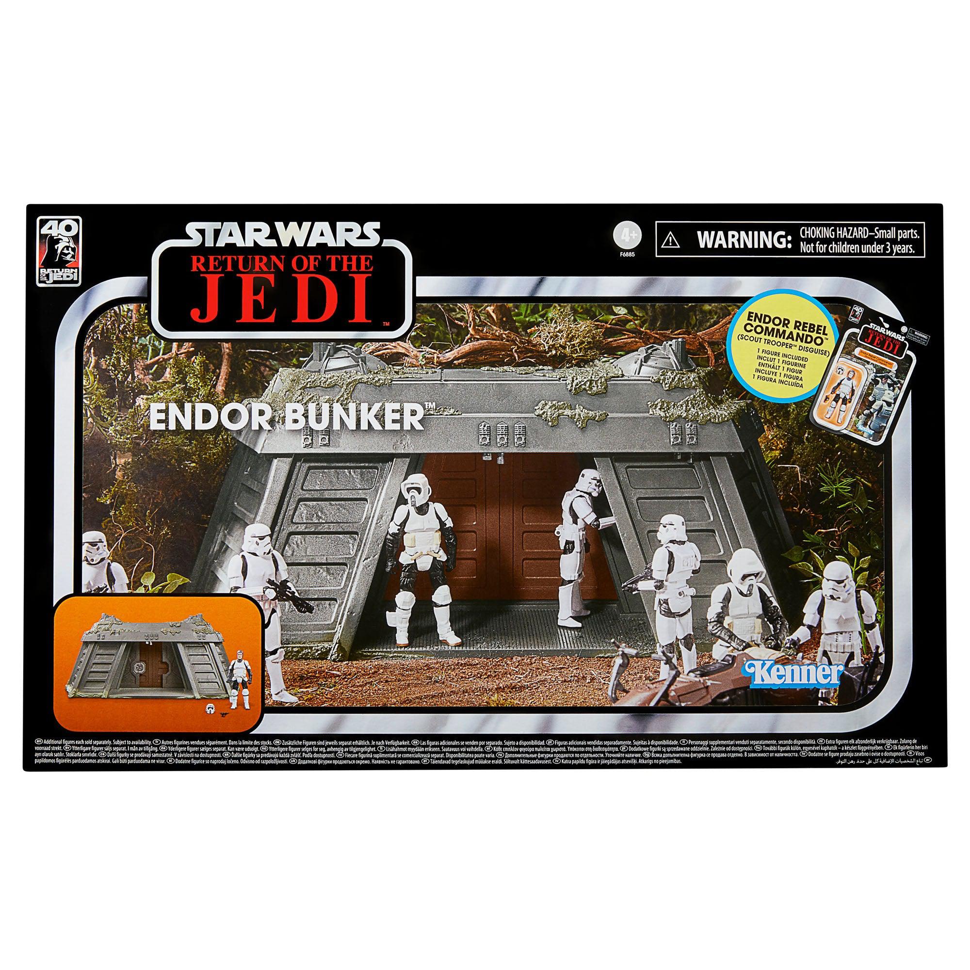 Star Wars Vintage Collection: Endor Bunker with Endor Rebel Commando (Scout Trooper Disguise, EP VI)-Actionfiguren-Hasbro-Mighty Underground