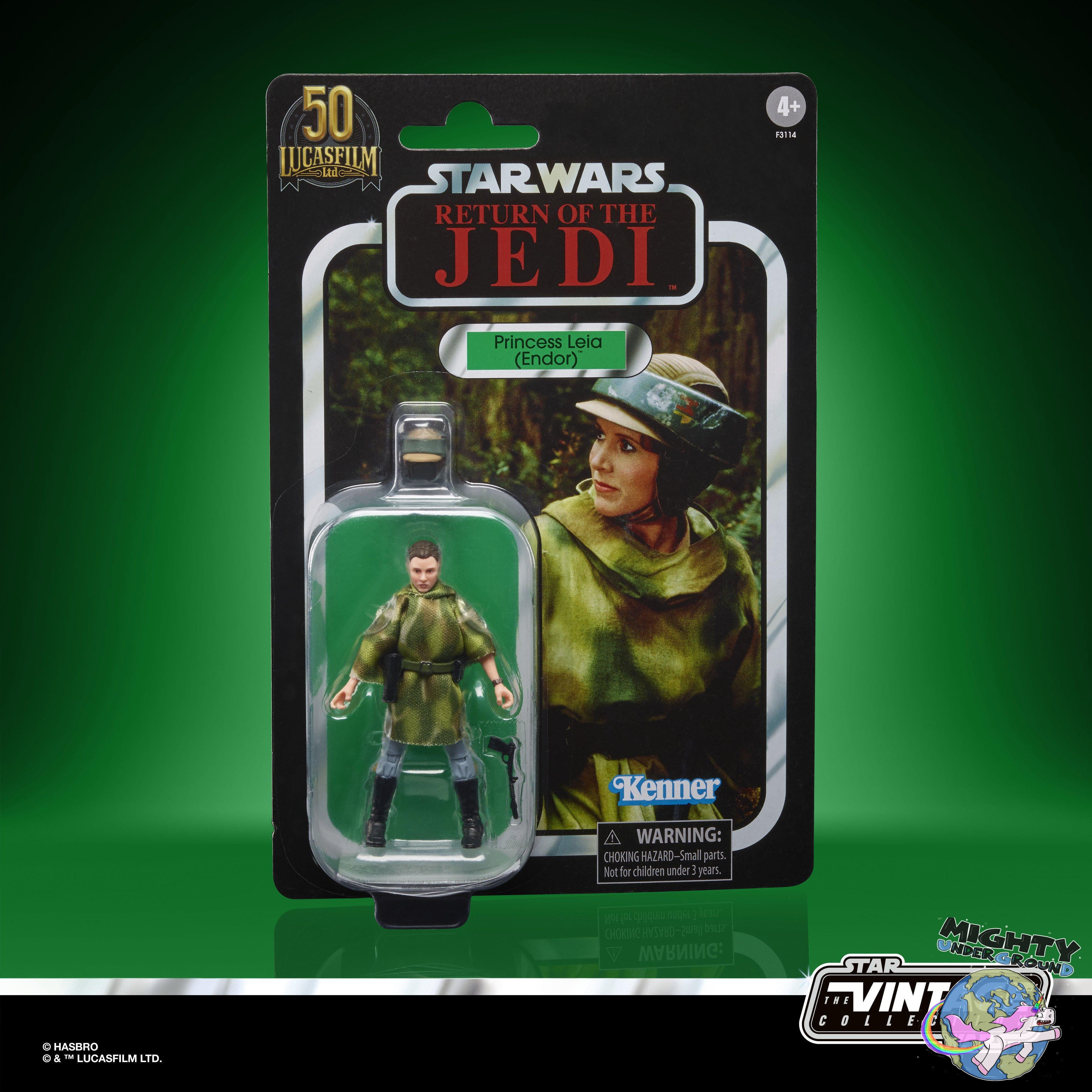 Star Wars Vintage Collection: Princess Leia (Endor) - 10 cm VORBESTELLUNG!-Actionfiguren-Hasbro-Mighty Underground