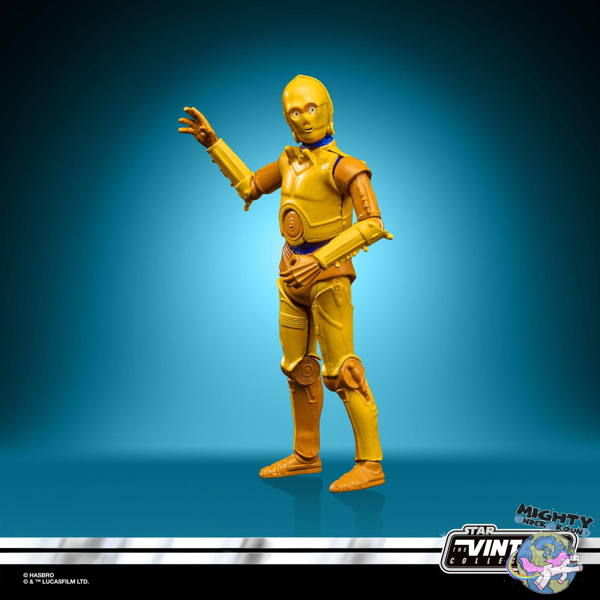 Star Wars Vintage Collection: See-Threepio (C-3PO, Droids) - 10 cm-Actionfiguren-Hasbro-Mighty Underground
