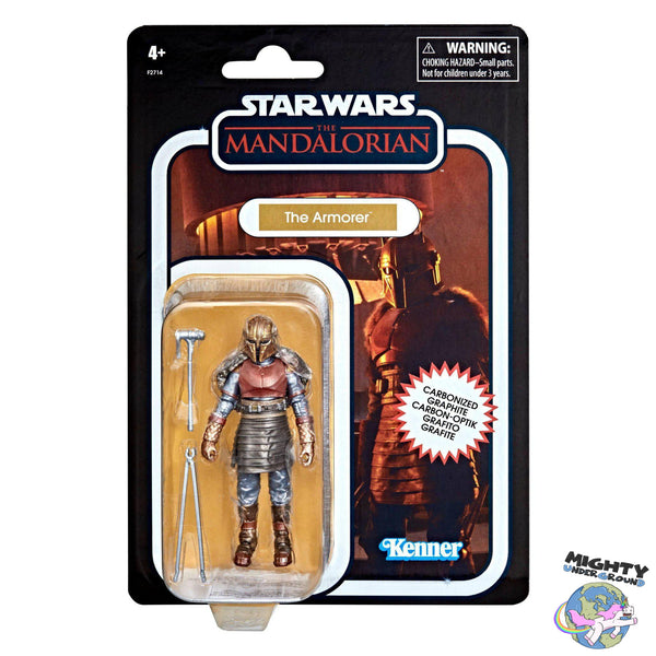 Star Wars Vintage Collection: The Armorer (The Mandalorian, Carbonized) - 10 cm-Actionfiguren-Hasbro-Mighty Underground
