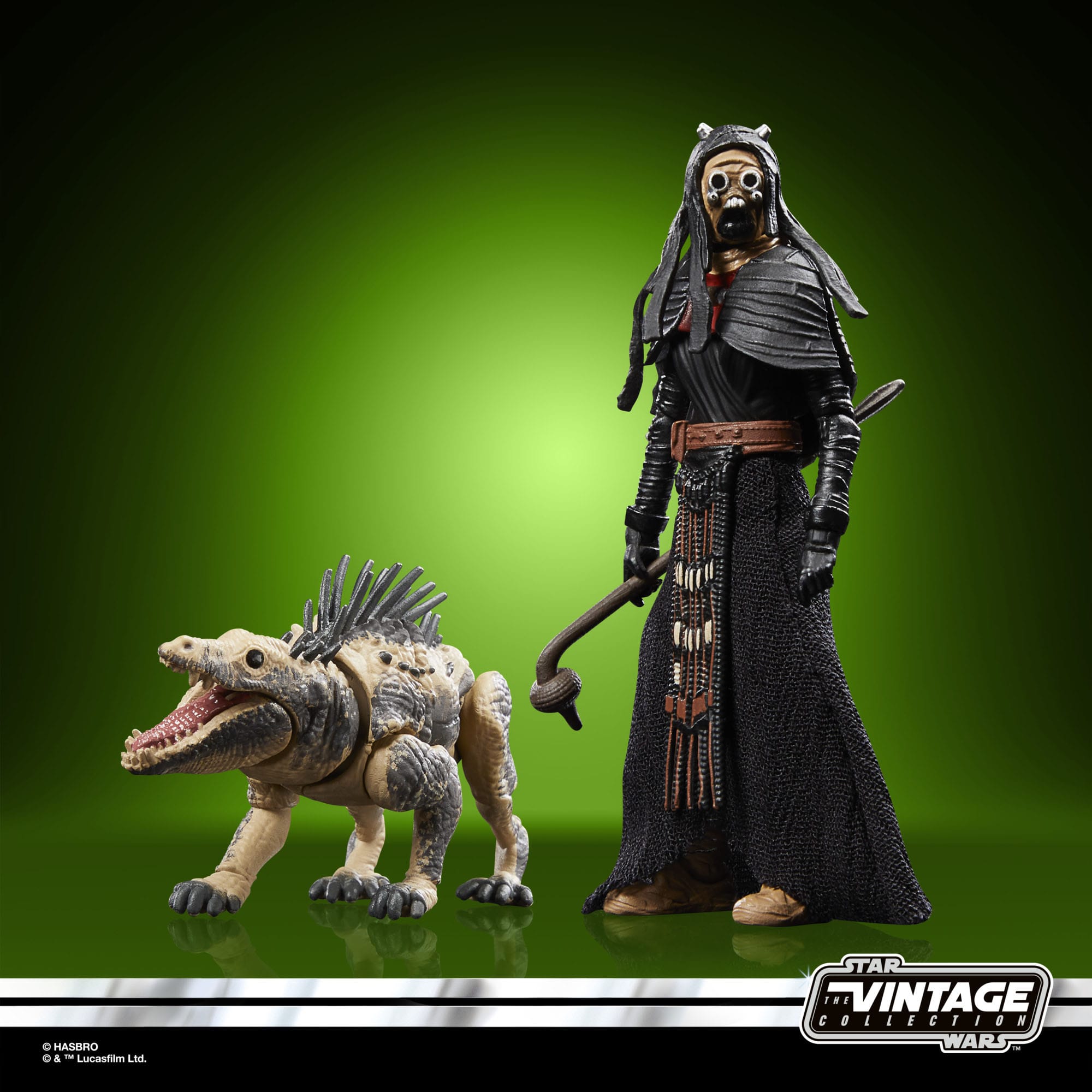Star Wars Vintage Collection: Tusken Warrior & Massiff (The Book of Boba Fett) - 10 cm-Actionfiguren-Hasbro-Mighty Underground