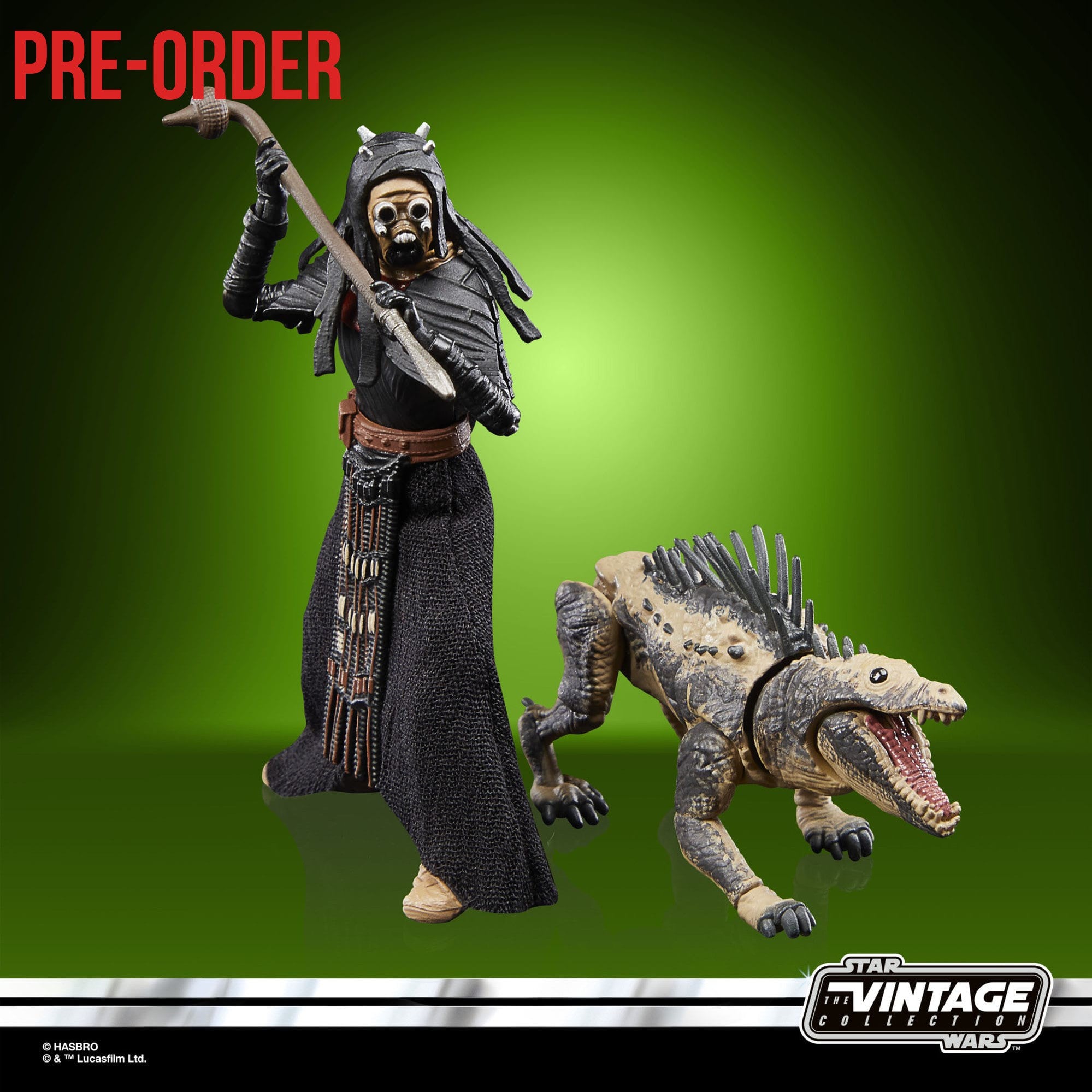 Star Wars Vintage Collection: Tusken Warrior & Massiff (The Book of Boba Fett) - 10 cm-Actionfiguren-Hasbro-Mighty Underground