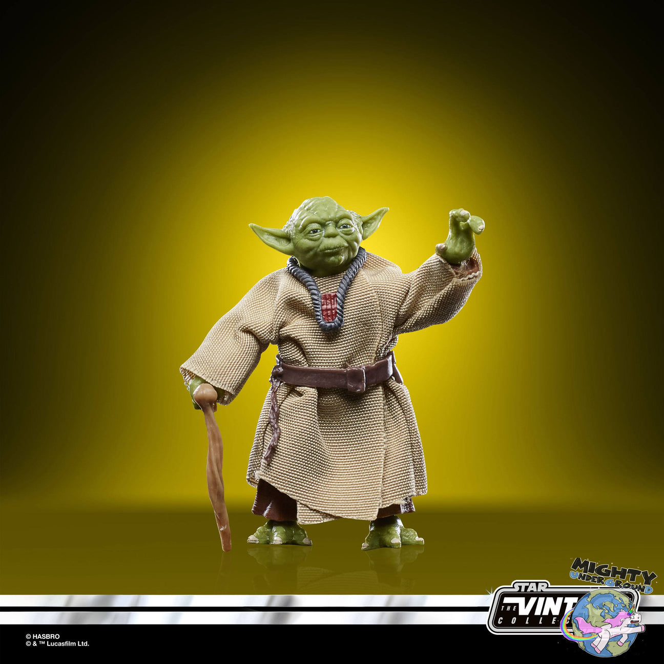 Star Wars Vintage Collection: Yoda (Dagobah) - 10 cm-Actionfiguren-Hasbro-Mighty Underground
