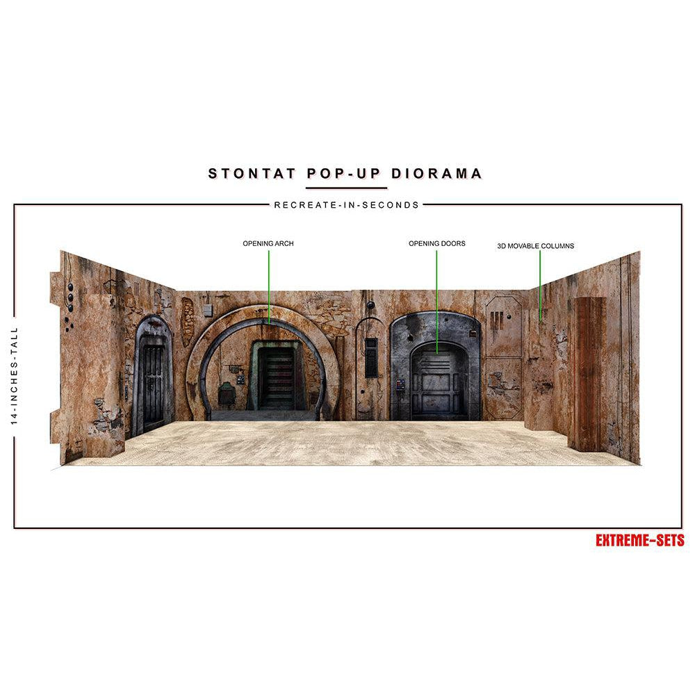 Stontat Pop-Up - Diorama - 1/12-Actionfiguren-Extreme Sets-Mighty Underground