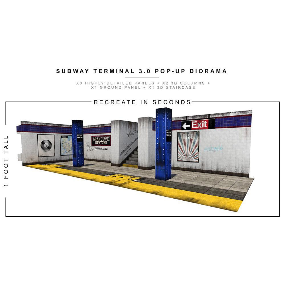 Subway Terminal 3.0 Pop-Up - Diorama - 1/12-Actionfiguren-Extreme Sets-Mighty Underground