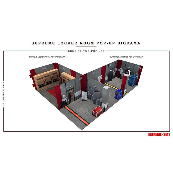 Supreme Locker Room Pop-Up - Diorama - 1/12-Actionfiguren-Extreme Sets-Mighty Underground