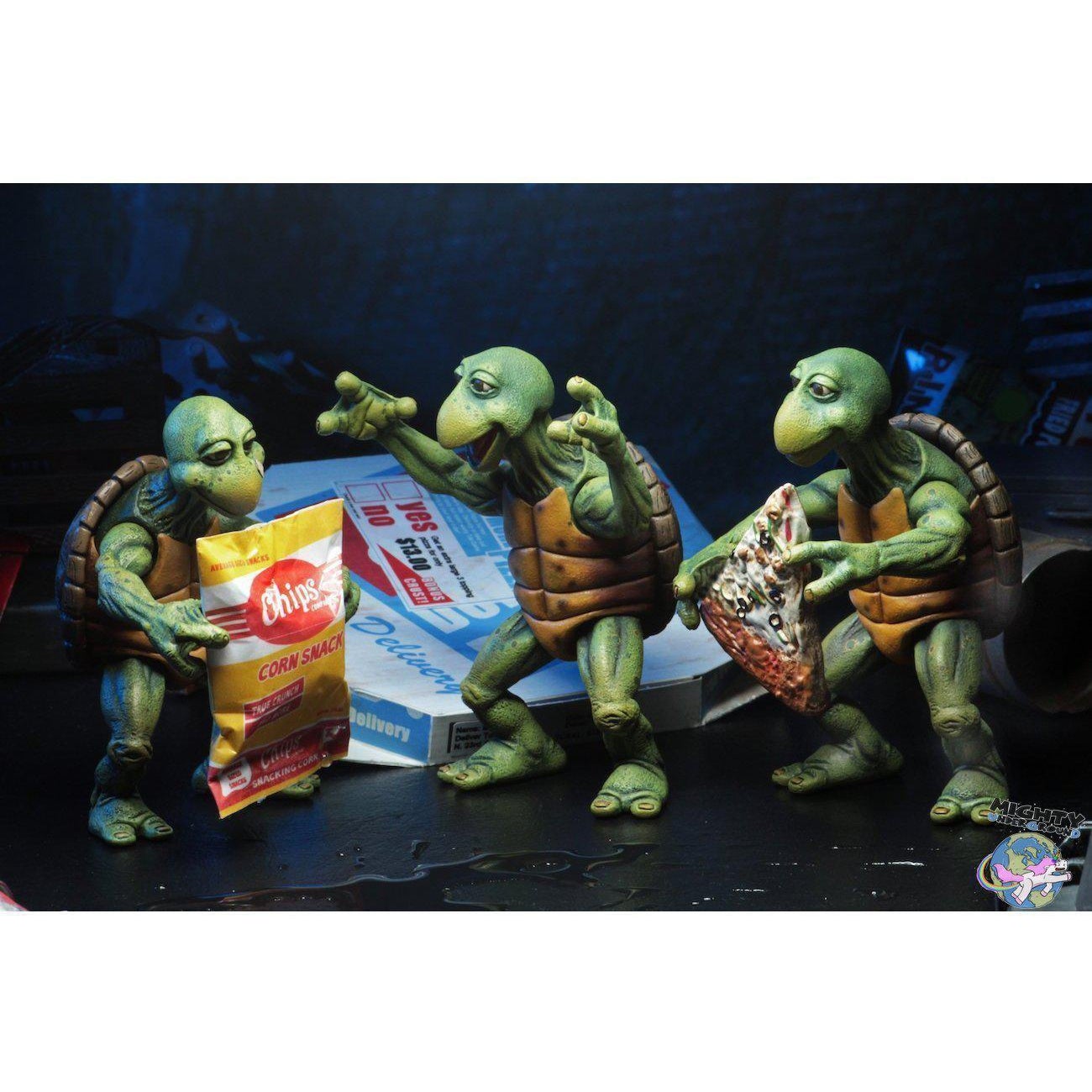 TMNT (1990 Movie): Baby Turtles Set 1/4-Actionfiguren-NECA-mighty-underground