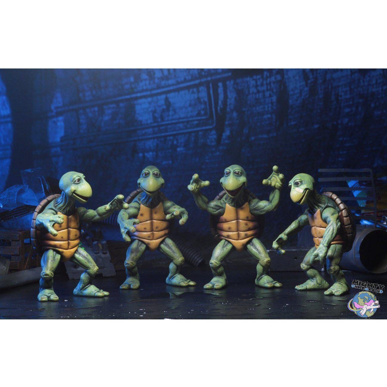 TMNT (1990 Movie): Baby Turtles Set 1/4-Actionfiguren-NECA-mighty-underground