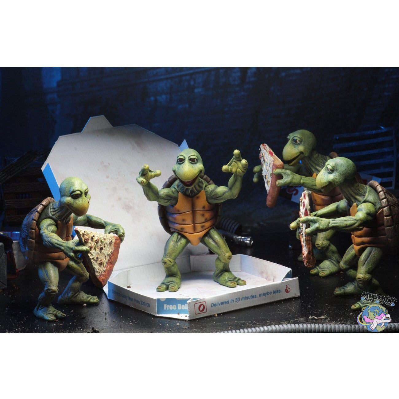 TMNT (1990 Movie): Baby Turtles Set 1/4-Actionfiguren-NECA-mighty-underground