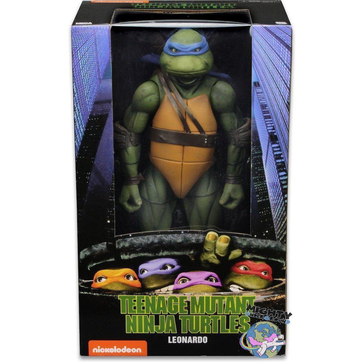 TMNT (1990 Movie): Leonardo 1/4-Actionfiguren-NECA-mighty-underground