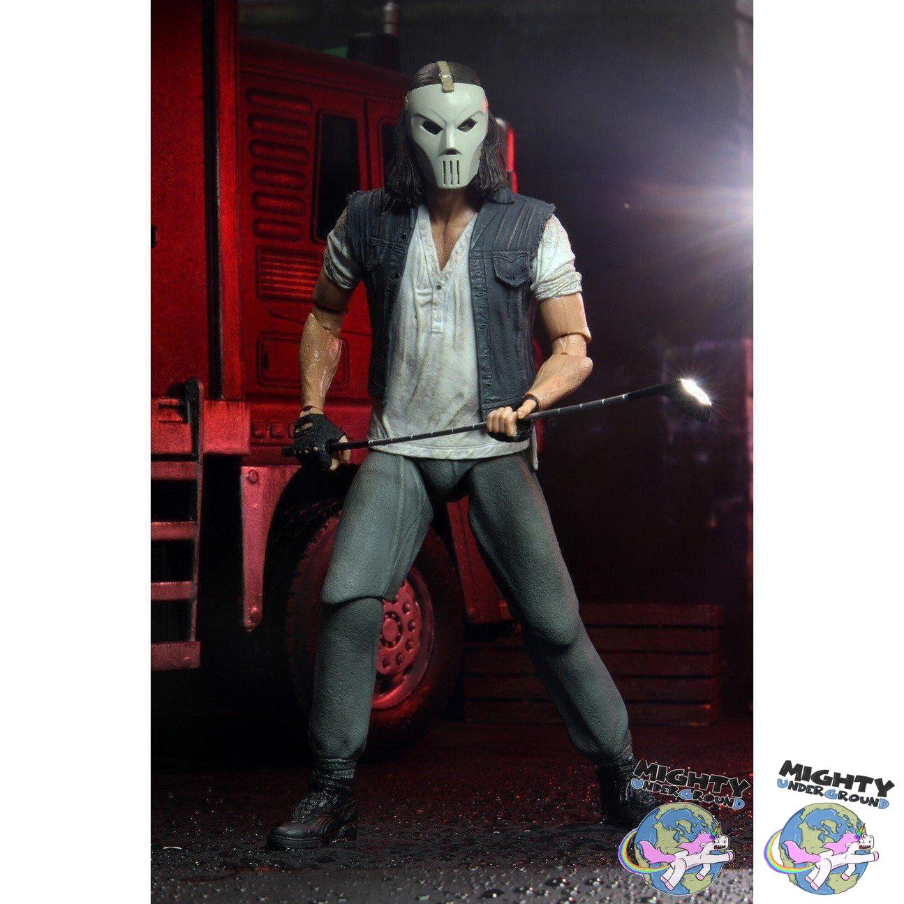 TMNT (1990 Movie): Leonardo, Michelangelo, Donatello, Raphael & Cacy Jones, Shredder, Splinter, Foot Soldiers 9-Set-Actionfiguren-NECA-Mighty Underground