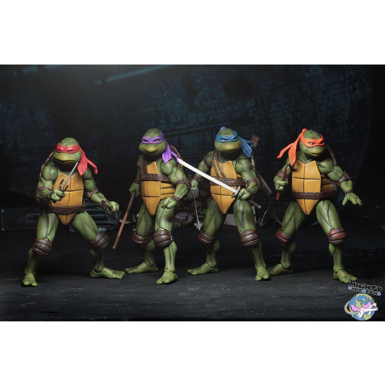 TMNT (1990 Movie): Leonardo, Raphael, Michelangelo, Donatello