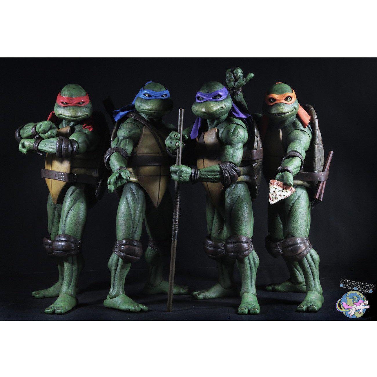 TMNT (1990 Movie): Michelangelo 1/4 VORBESTELLUNG!-Actionfiguren-NECA-mighty-underground