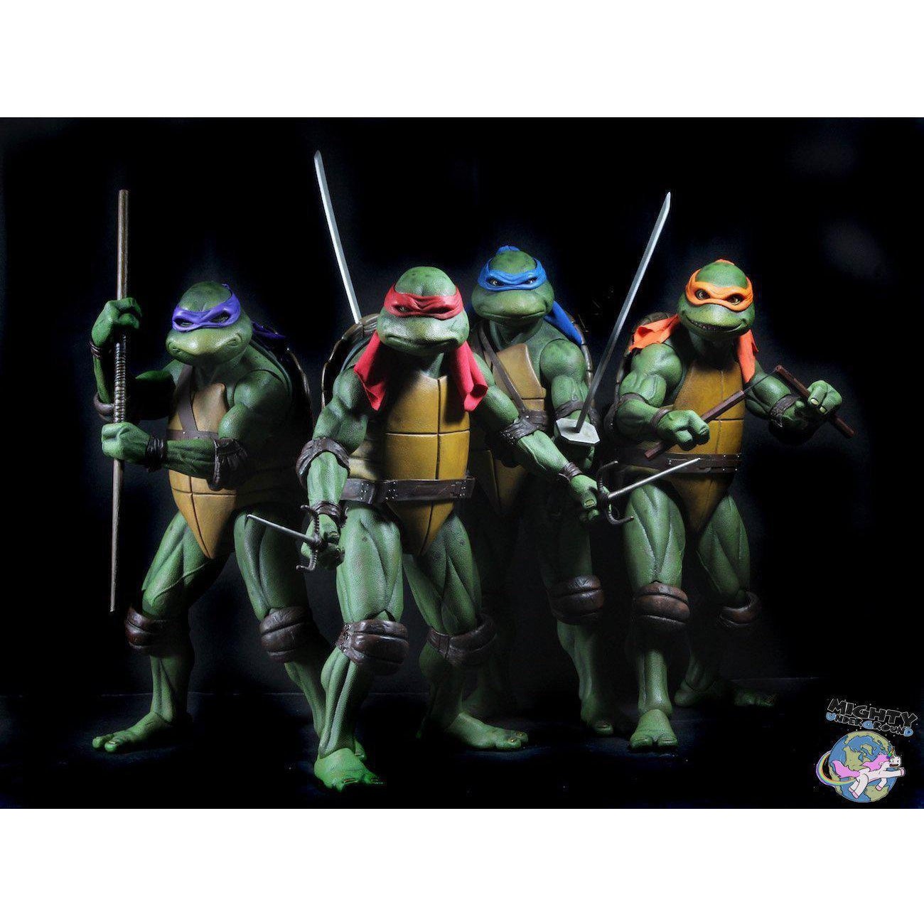 TMNT (1990 Movie): Michelangelo 1/4 VORBESTELLUNG!-Actionfiguren-NECA-mighty-underground