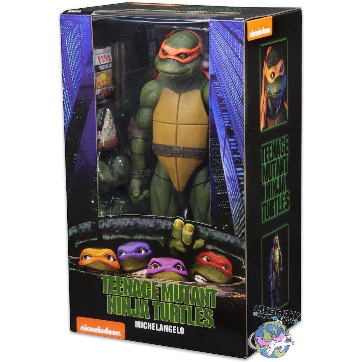 TMNT (1990 Movie): Michelangelo 1/4 VORBESTELLUNG!-Actionfiguren-NECA-mighty-underground