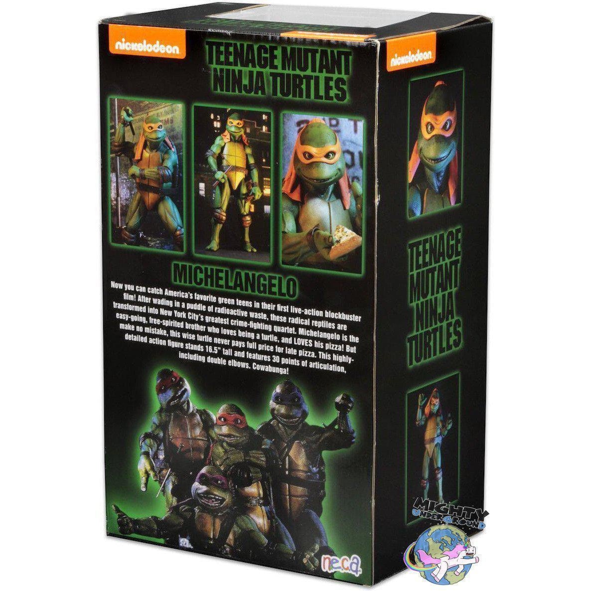 TMNT (1990 Movie): Michelangelo 1/4 VORBESTELLUNG!-Actionfiguren-NECA-mighty-underground