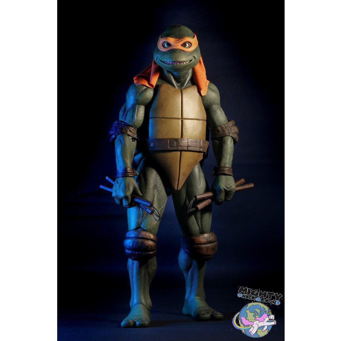 TMNT (1990 Movie): Michelangelo 1/4 VORBESTELLUNG!-Actionfiguren-NECA-mighty-underground