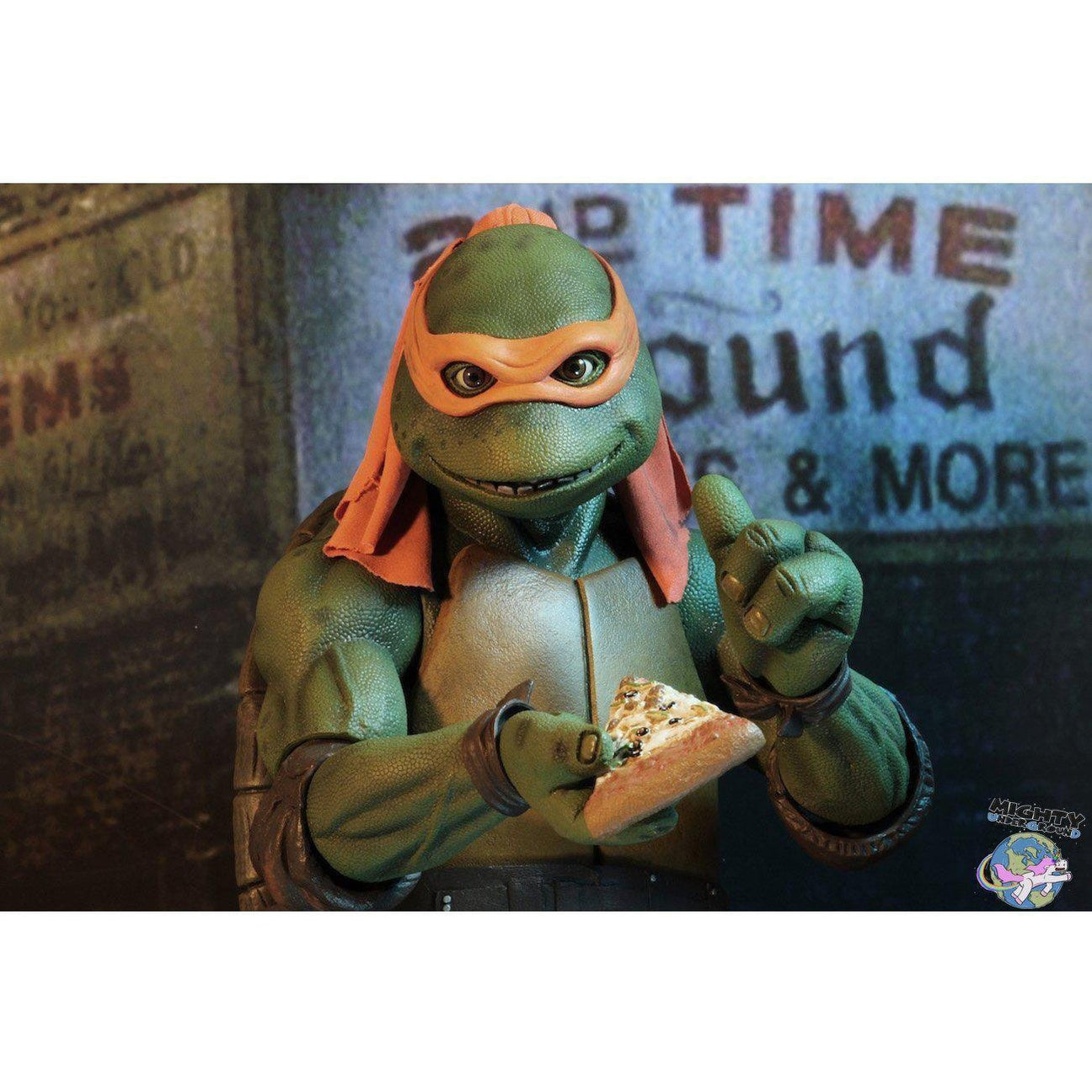 TMNT (1990 Movie): Michelangelo 1/4 VORBESTELLUNG!-Actionfiguren-NECA-mighty-underground