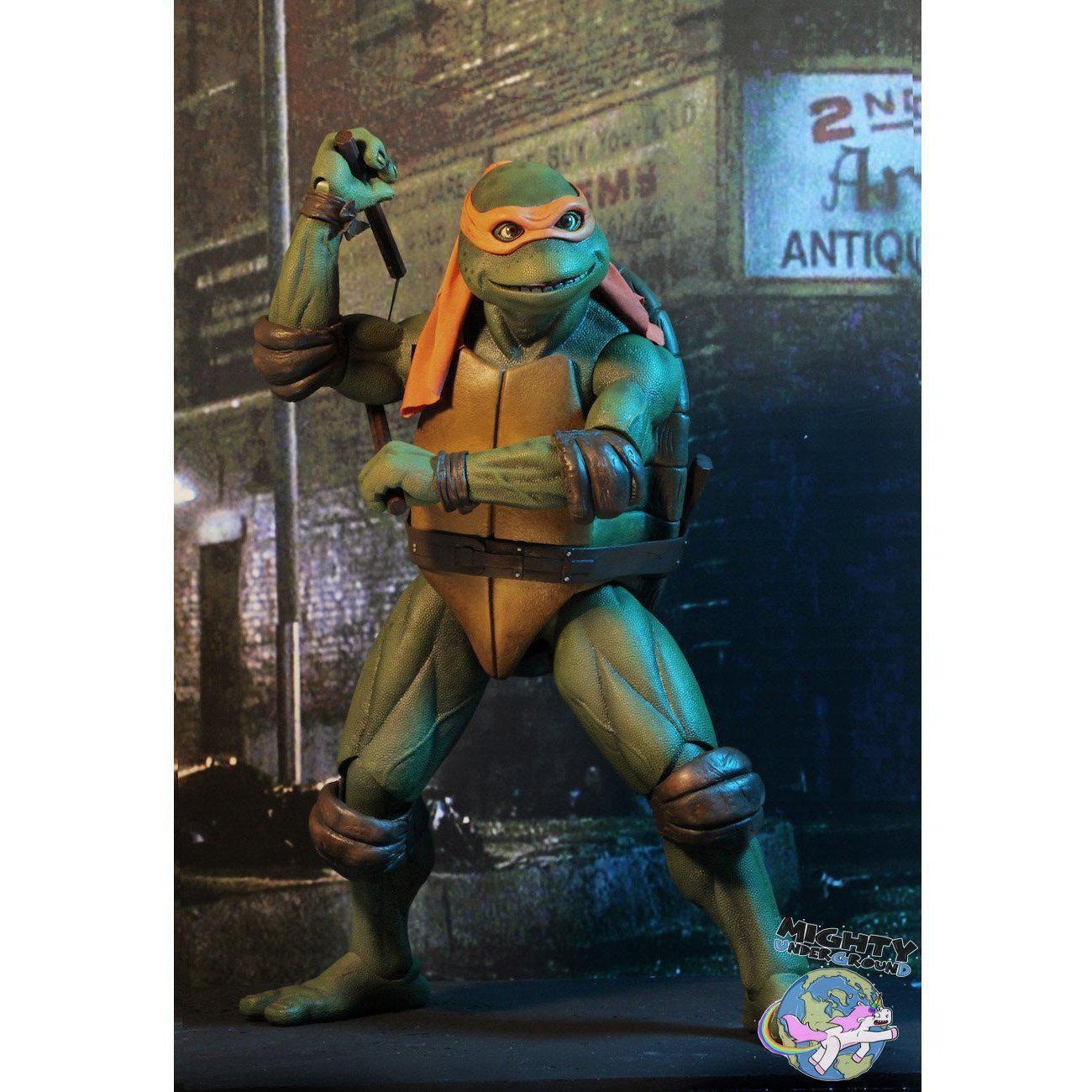 TMNT (1990 Movie): Michelangelo 1/4 VORBESTELLUNG!-Actionfiguren-NECA-mighty-underground