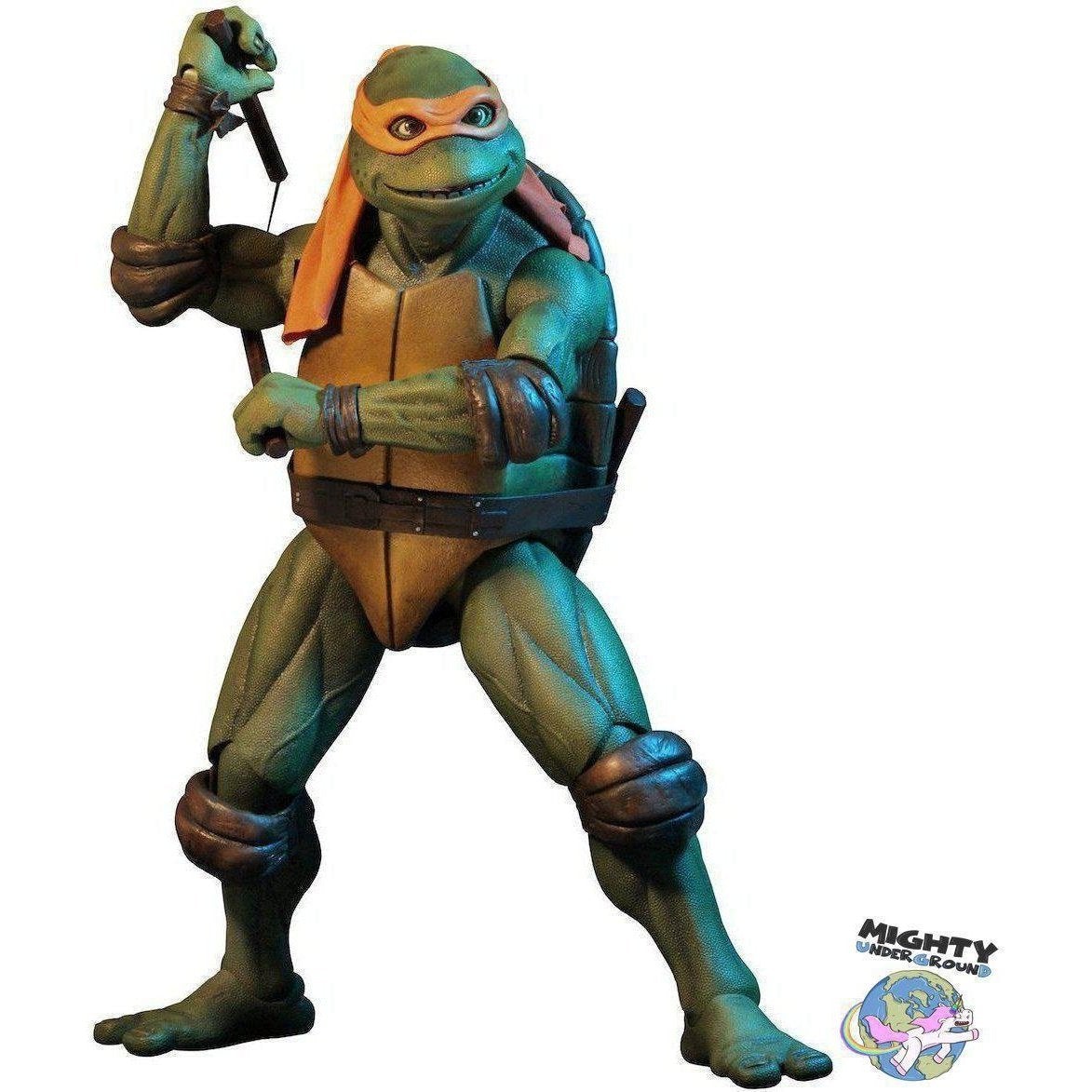 TMNT (1990 Movie): Michelangelo 1/4 VORBESTELLUNG!-Actionfiguren-NECA-mighty-underground