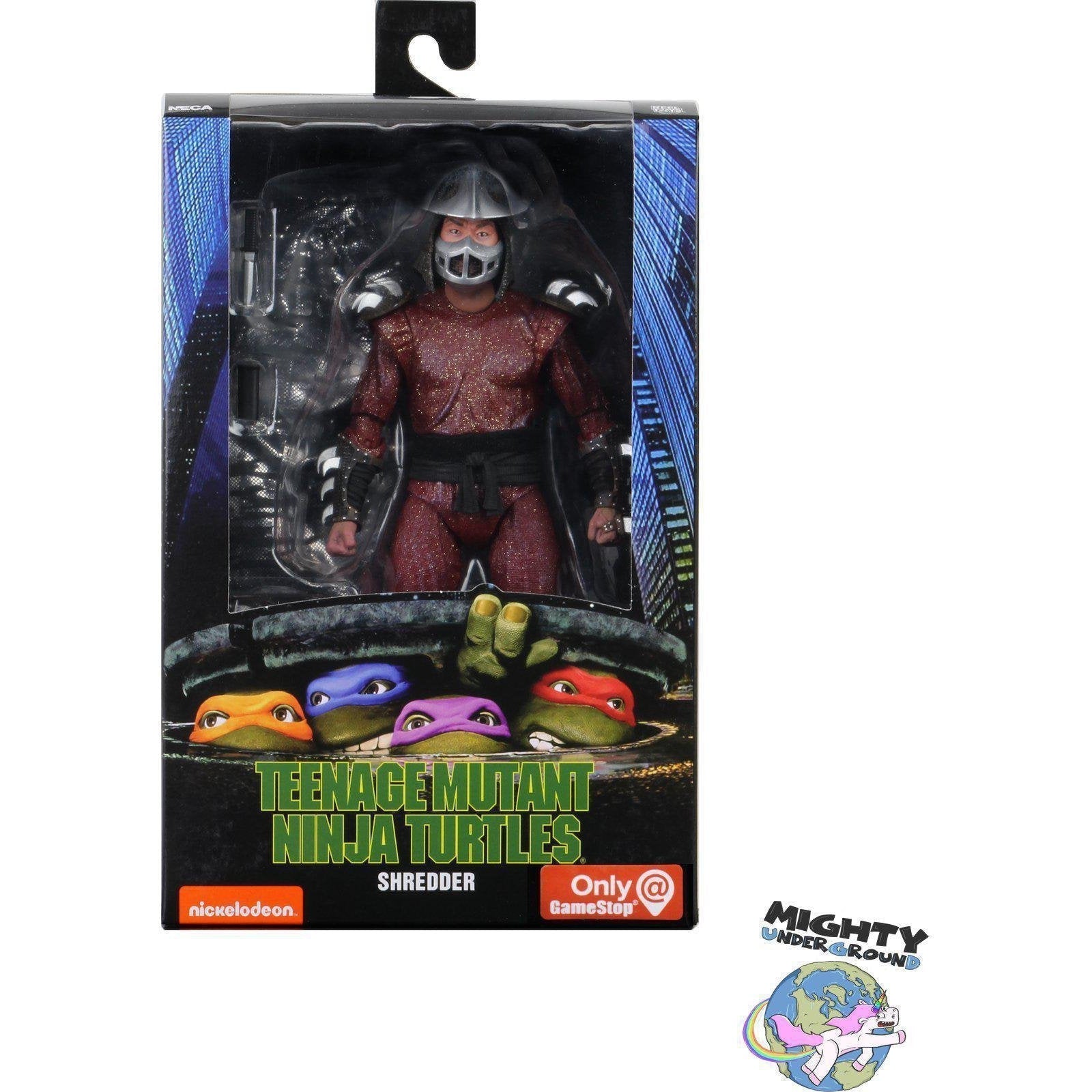 TMNT (1990 Movie): Shredder-Actionfiguren-NECA-mighty-underground