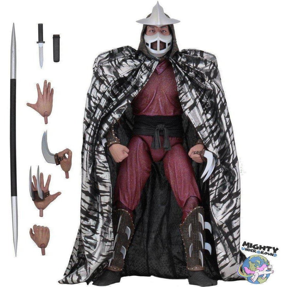 TMNT (1990 Movie): Shredder-Actionfiguren-NECA-mighty-underground