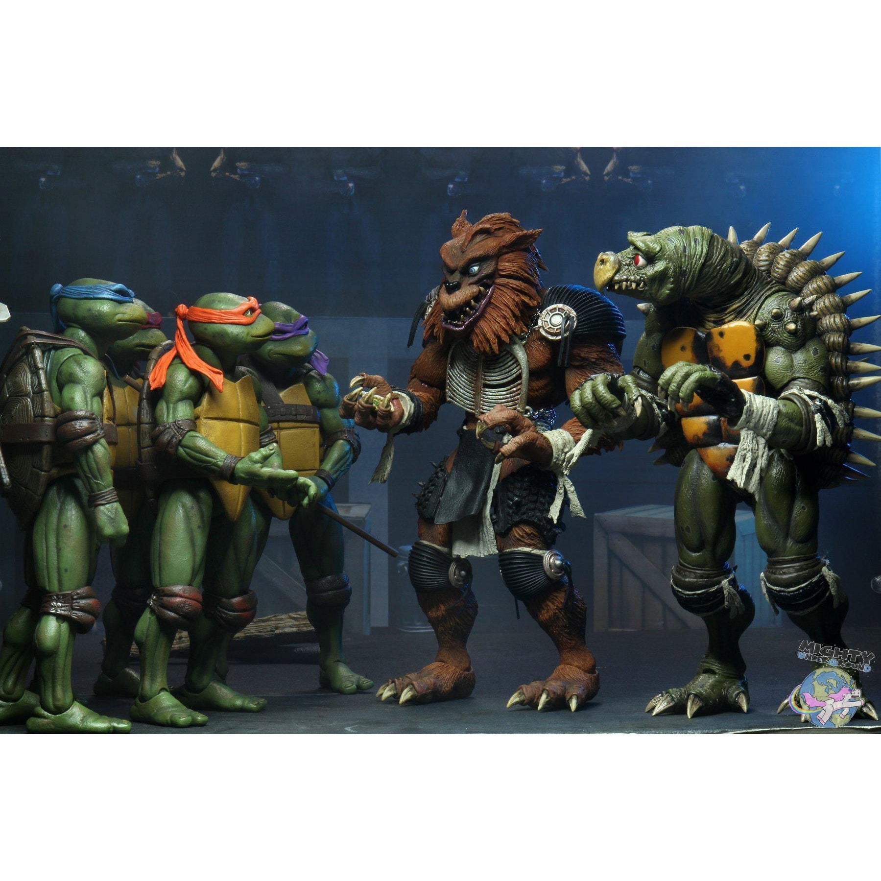 TMNT (1991 Movie): Tokka and Rahzar 2-Pack-Actionfiguren-NECA-Mighty Underground