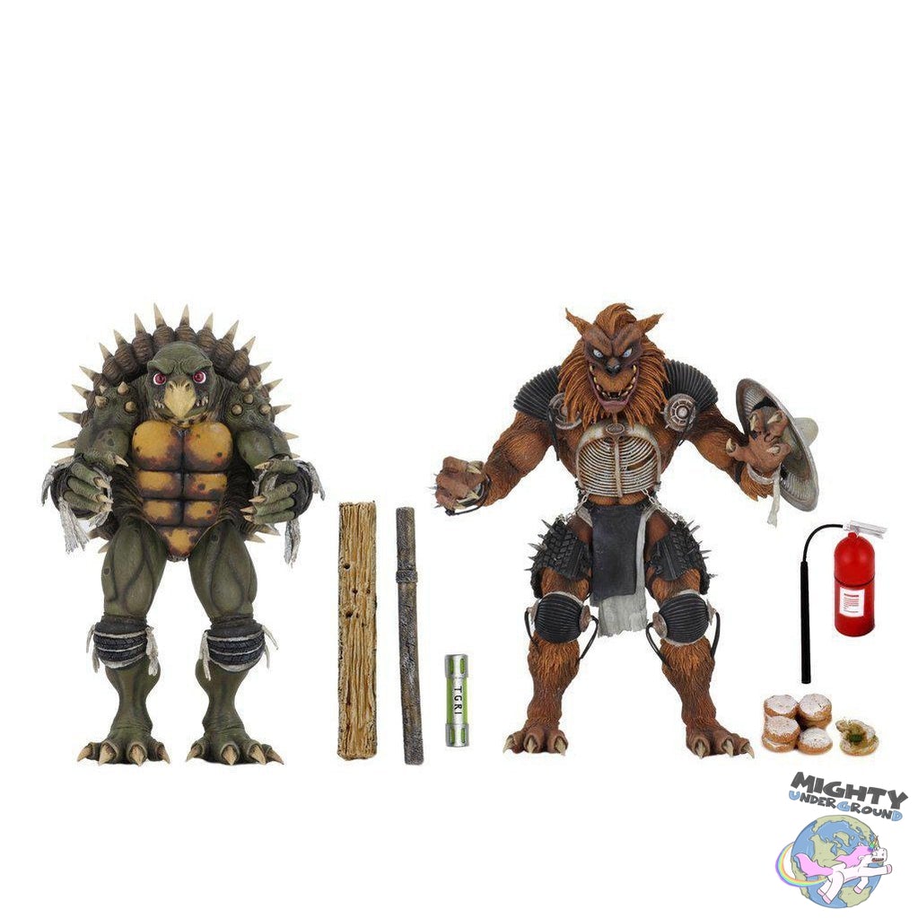 TMNT (1991 Movie): Tokka and Rahzar 2-Pack-Actionfiguren-NECA-Mighty Underground