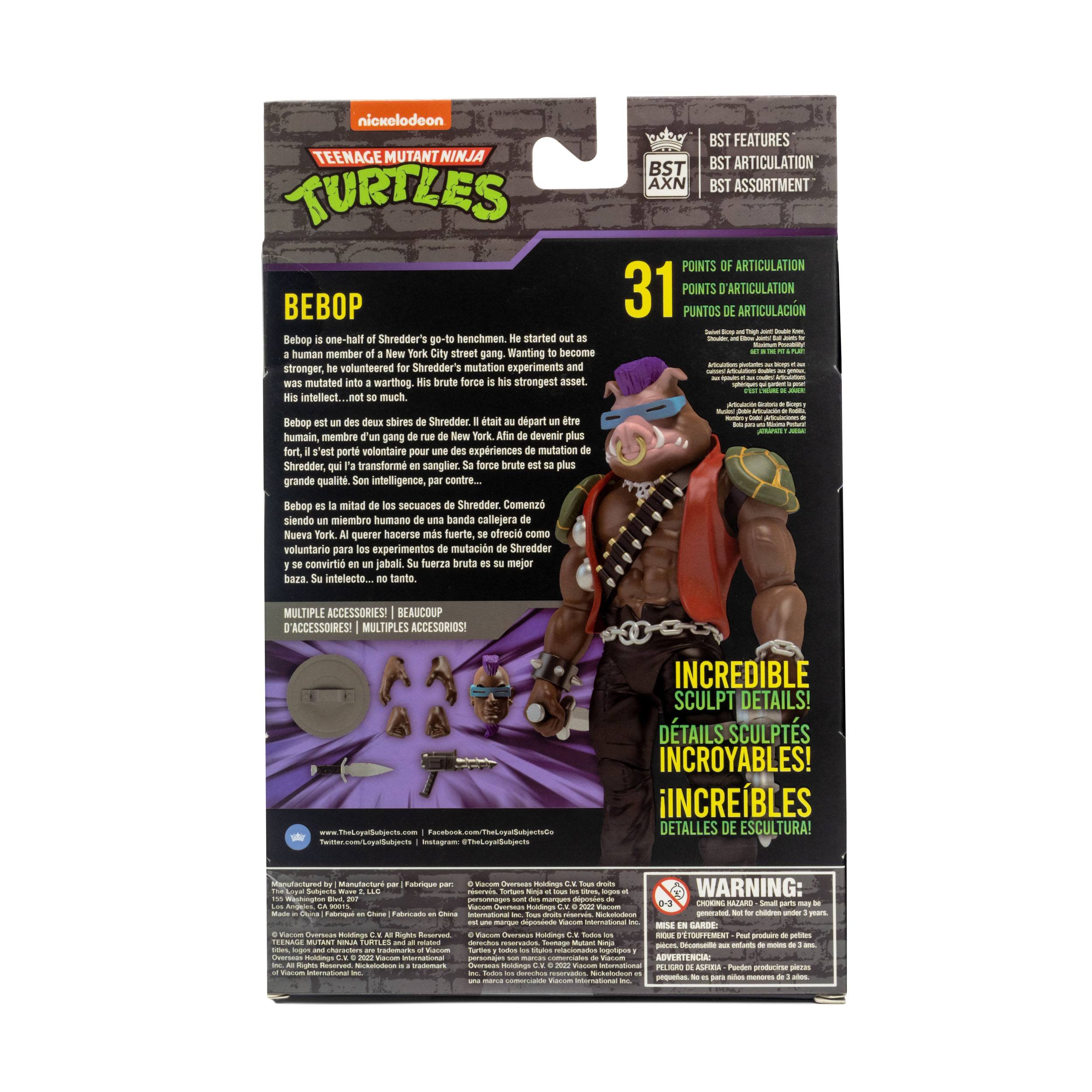 TMNT: 80s Bebop BST AXN Figure - 5 inch-Actionfiguren-The Loyal Subjects-Mighty Underground