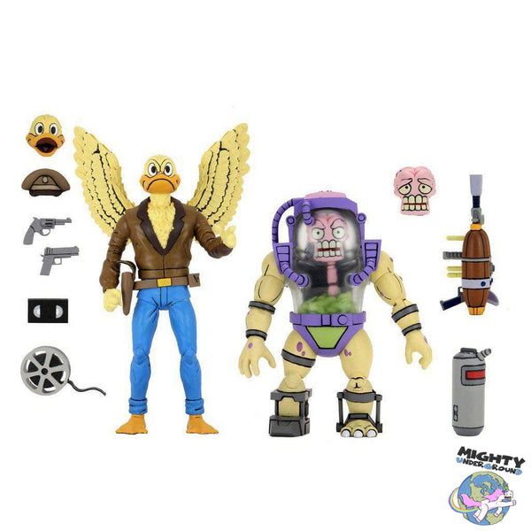 TMNT: Ace Duck & Mutagen Man 2-Pack VORBESTELLUNG!-Actionfiguren-NECA-Mighty Underground