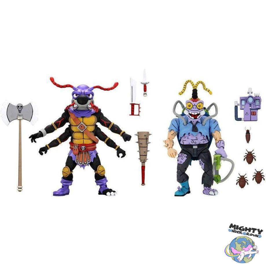 TMNT: Antrax & Scumbug 2-Pack VORBESTELLUNG!-Actionfiguren-NECA-Mighty Underground