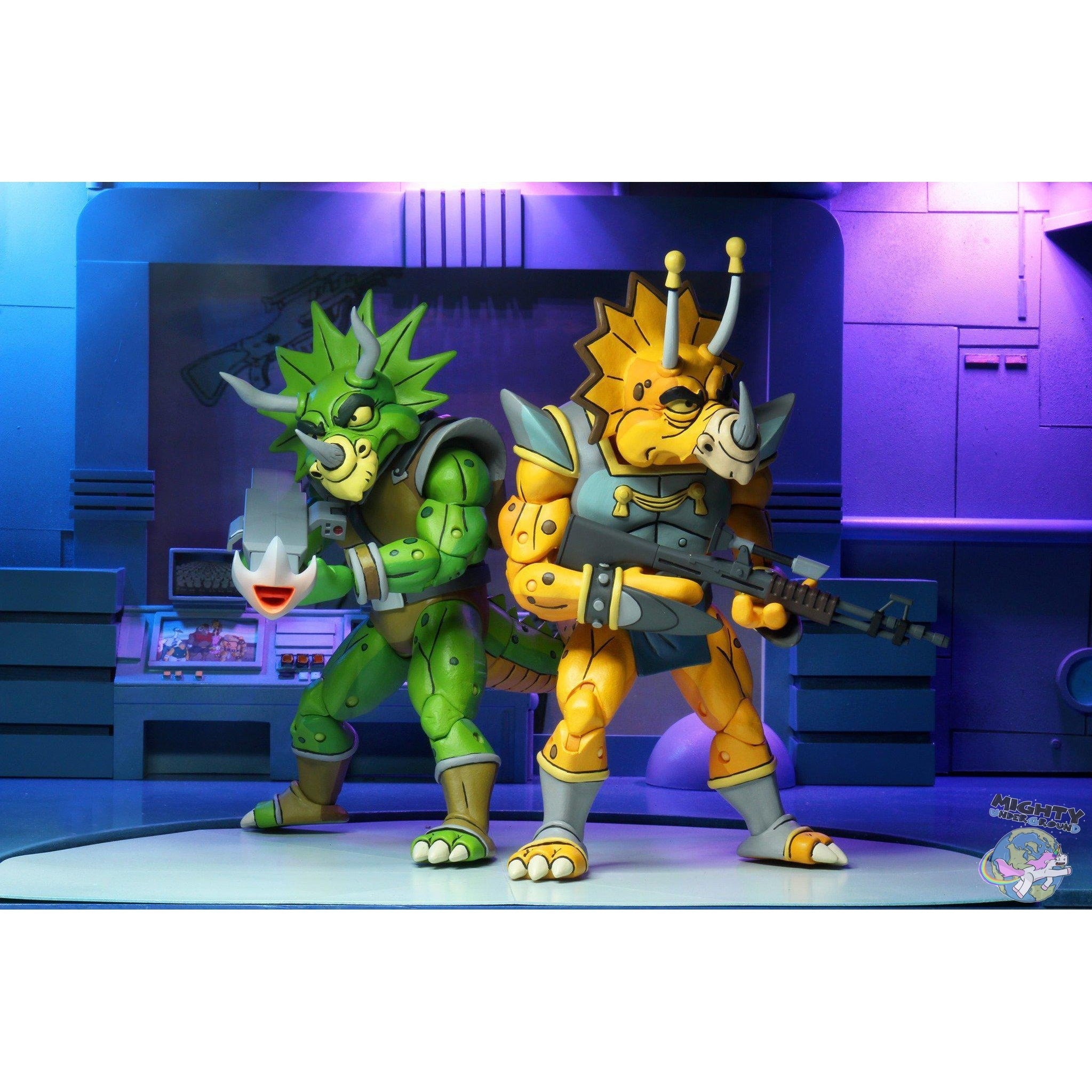 TMNT: Captain Zarax & Zork 2-Pack VORBESTELLUNG!-Actionfiguren-NECA-mighty-underground