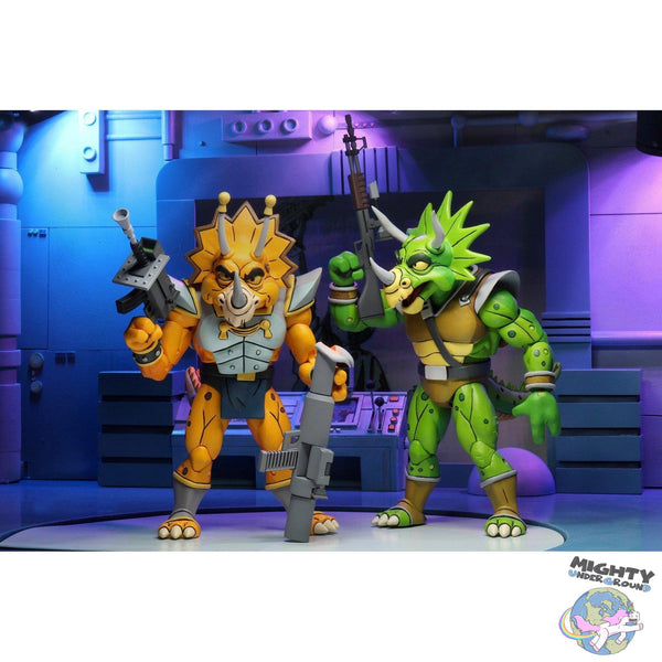 TMNT: Captain Zarax & Zork 2-Pack VORBESTELLUNG!-Actionfiguren-NECA-mighty-underground