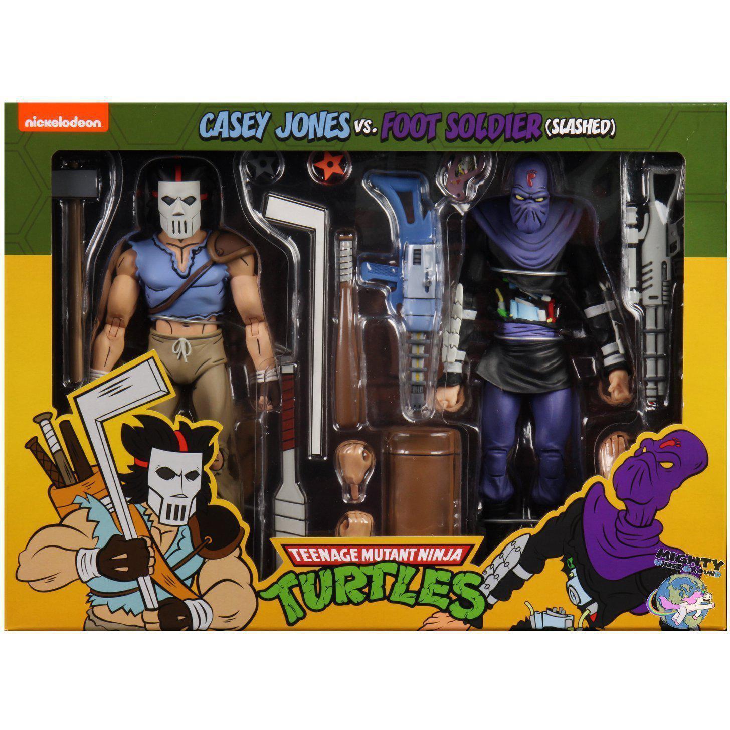 TMNT: Casey Jones and Foot Soldier 2-Pack-Actionfiguren-NECA-mighty-underground