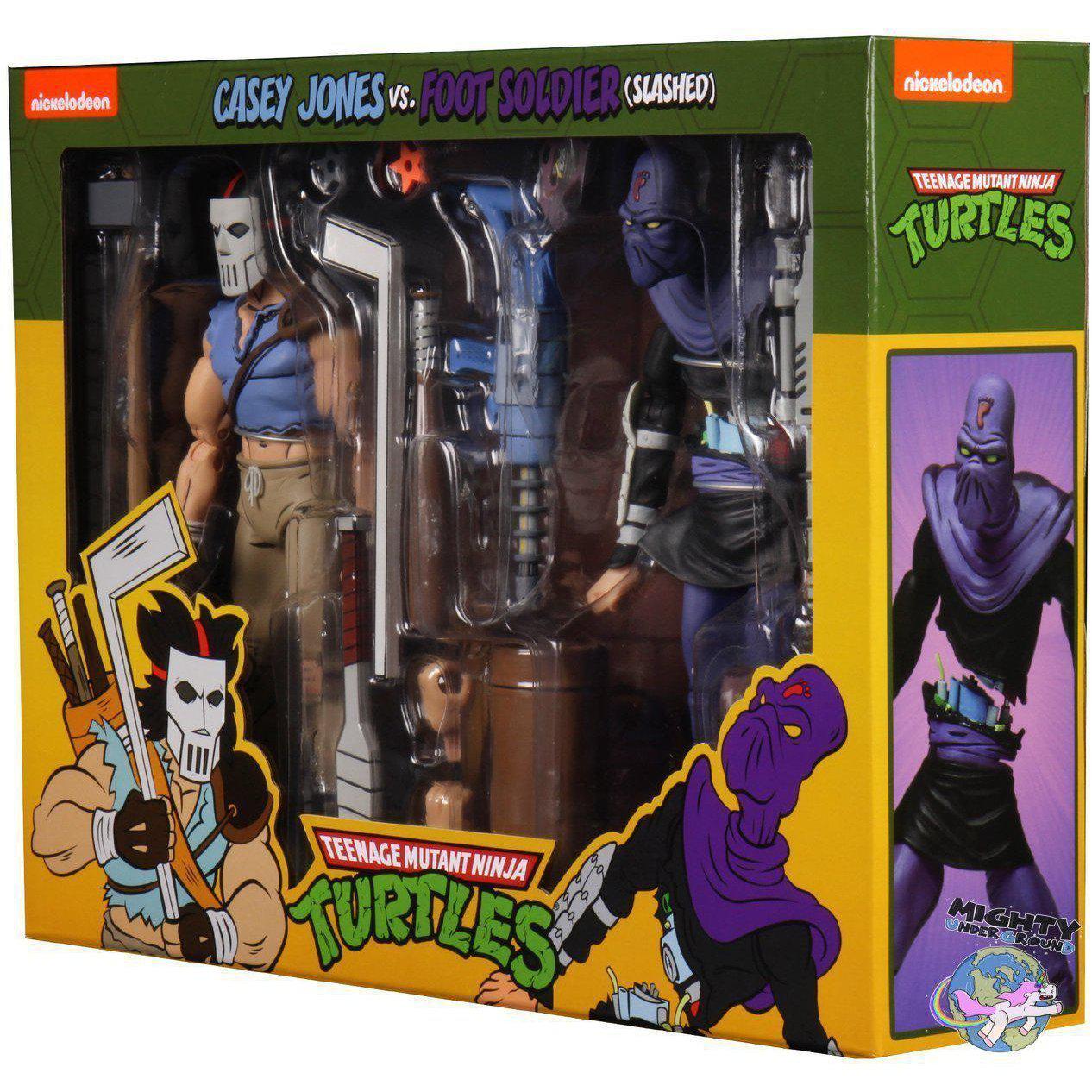 TMNT: Casey Jones and Foot Soldier 2-Pack-Actionfiguren-NECA-mighty-underground