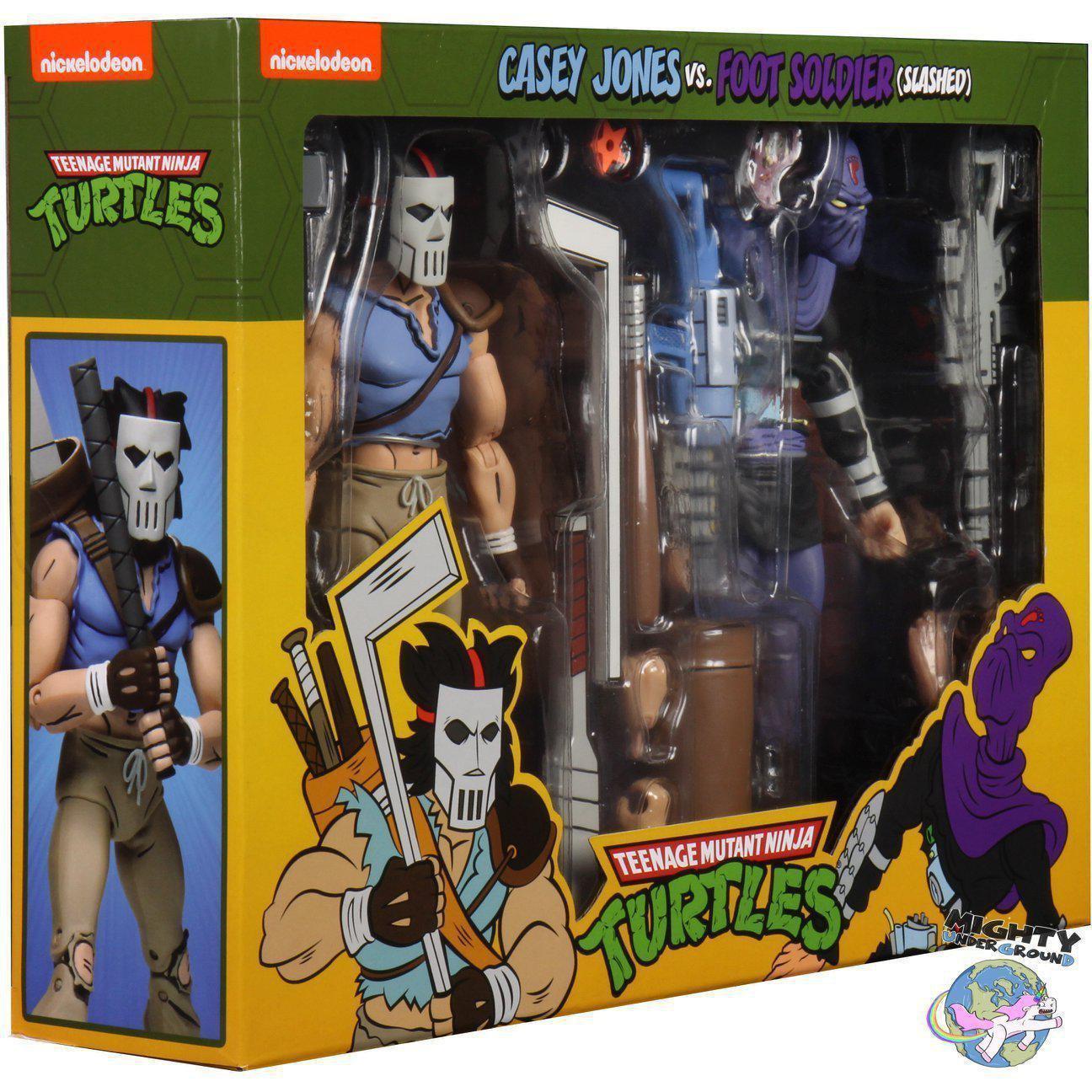 TMNT: Casey Jones and Foot Soldier 2-Pack-Actionfiguren-NECA-mighty-underground