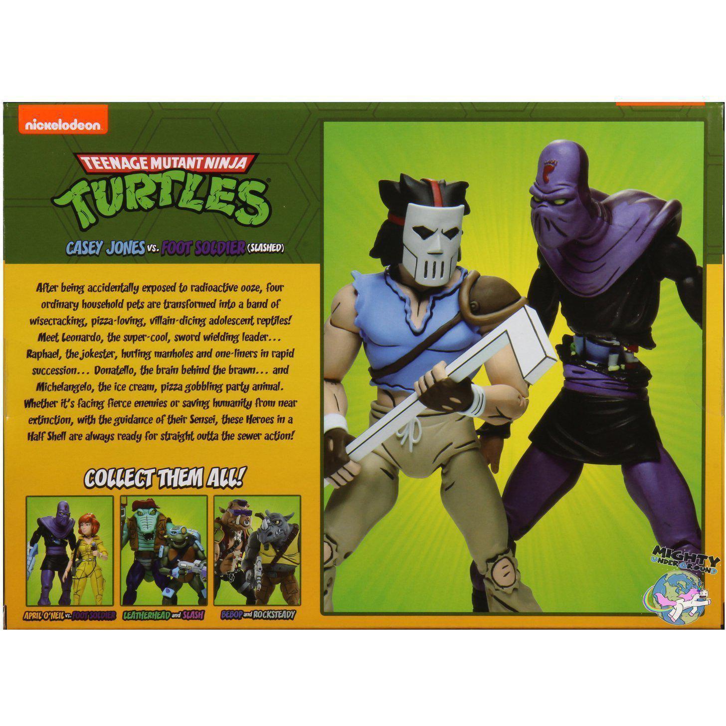 TMNT: Casey Jones and Foot Soldier 2-Pack-Actionfiguren-NECA-mighty-underground