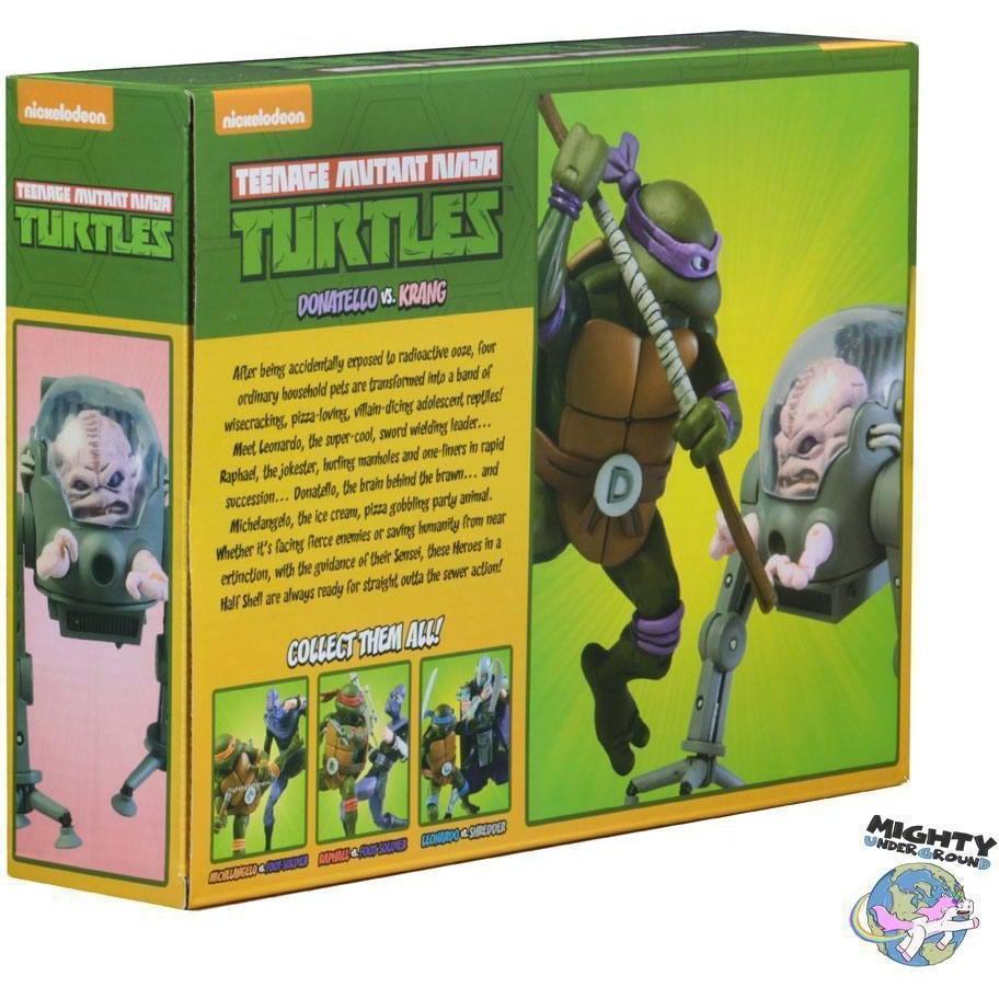 TMNT: Donatello VS Krang 2-Pack-Actionfiguren-NECA-mighty-underground