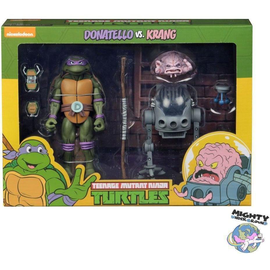 TMNT: Donatello VS Krang 2-Pack-Actionfiguren-NECA-mighty-underground