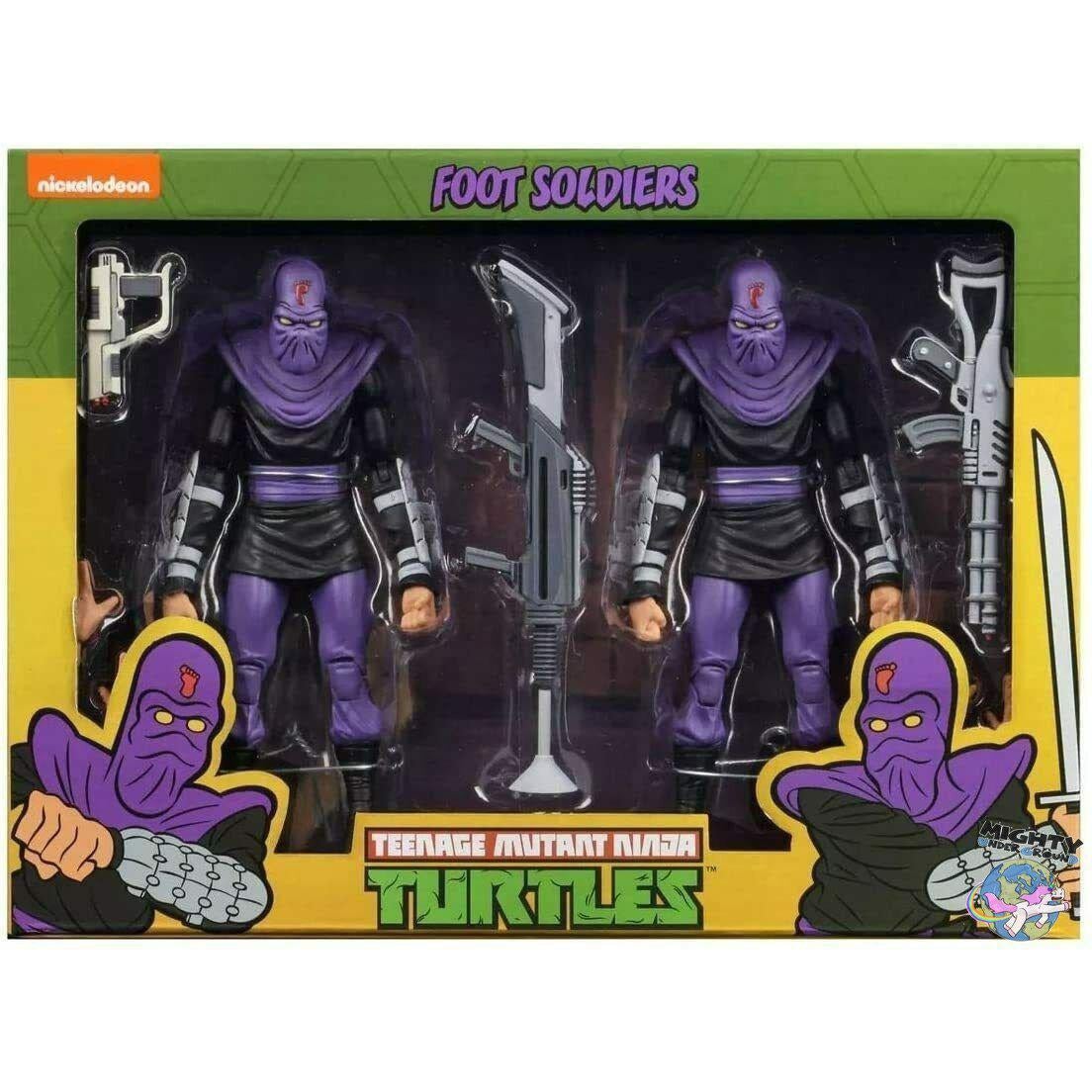 TMNT: Foot Soldier Army Builder 2-Pack-Actionfiguren-NECA-mighty-underground