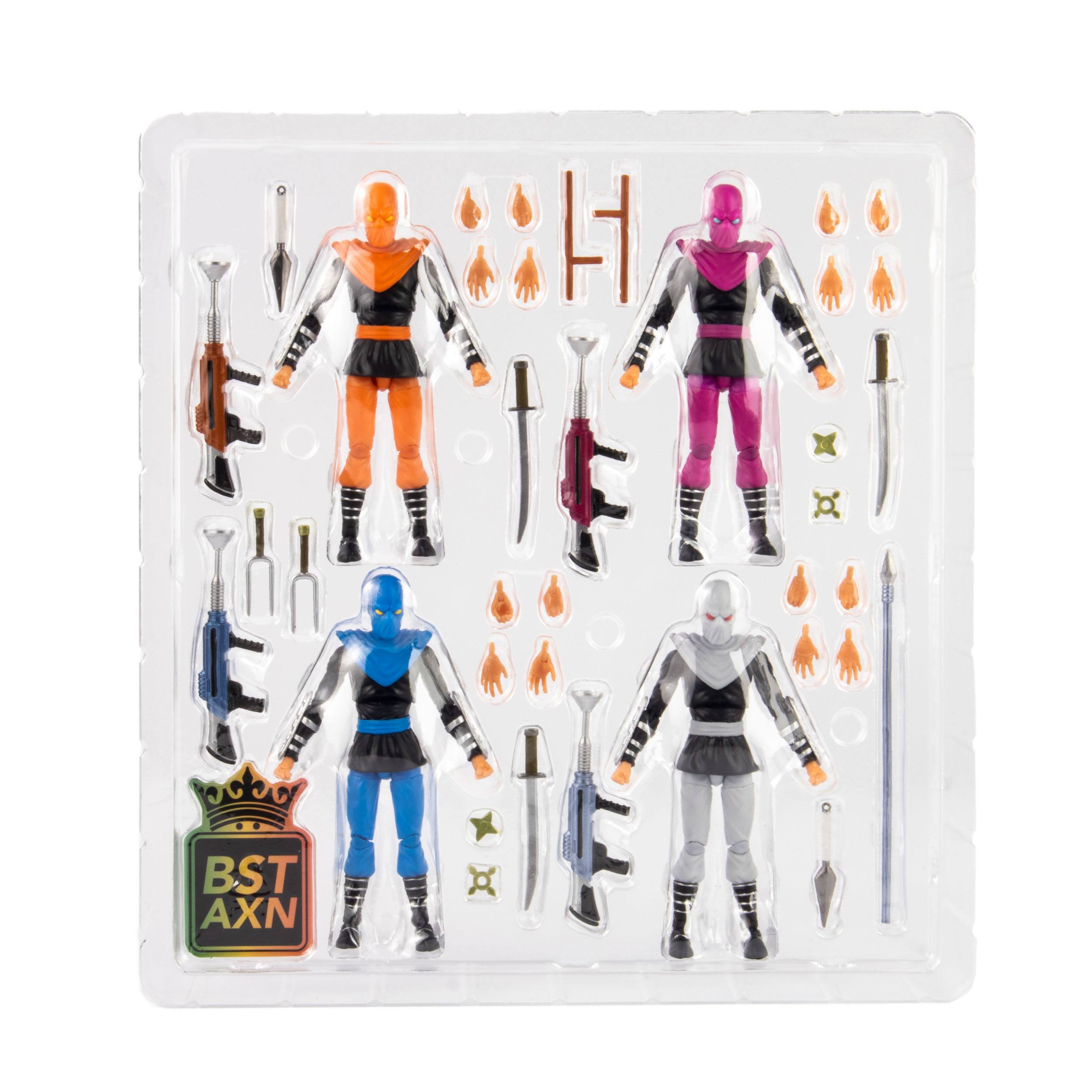 TMNT: Foot Soldiers BST AXN Figure 4-Set - 5 inch-Actionfiguren-The Loyal Subjects-Mighty Underground