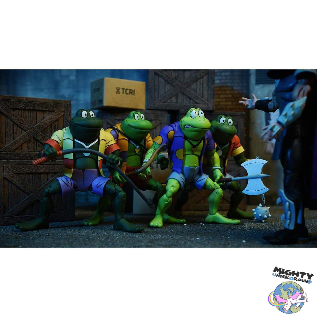 Les Tortues ninja pack 2 figurines Genghis & Rasputin Frog Neca Les Tortues ninja pack 2 figurines Genghis & Rasputin Frog Neca