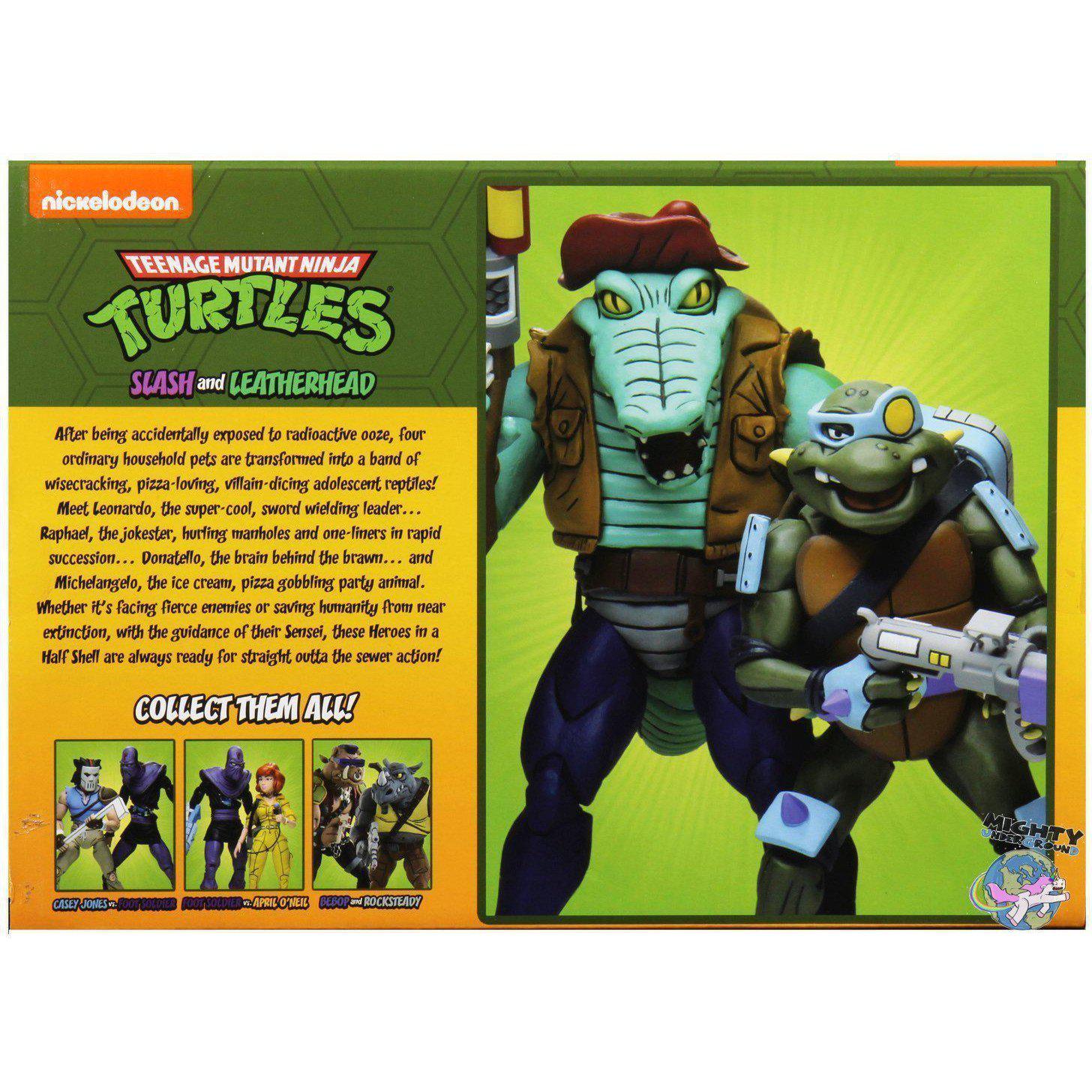 TMNT: Leatherhead and Slash 2-Pack-Actionfiguren-NECA-mighty-underground