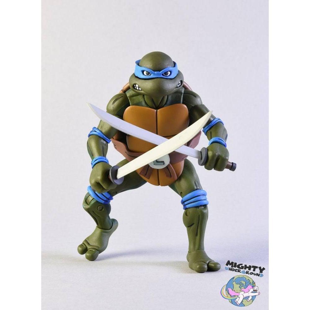 TMNT: Leonardo VS Shredder 2-Pack-Actionfiguren-NECA-mighty-underground