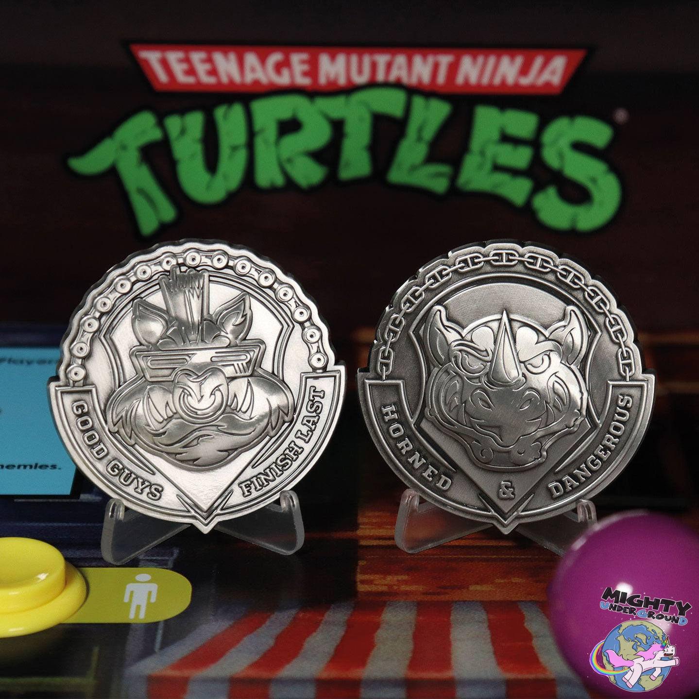 TMNT: Medaillen-Set Bad Guys (Limited Edition)-Merchandise-FaNaTtik-Mighty Underground