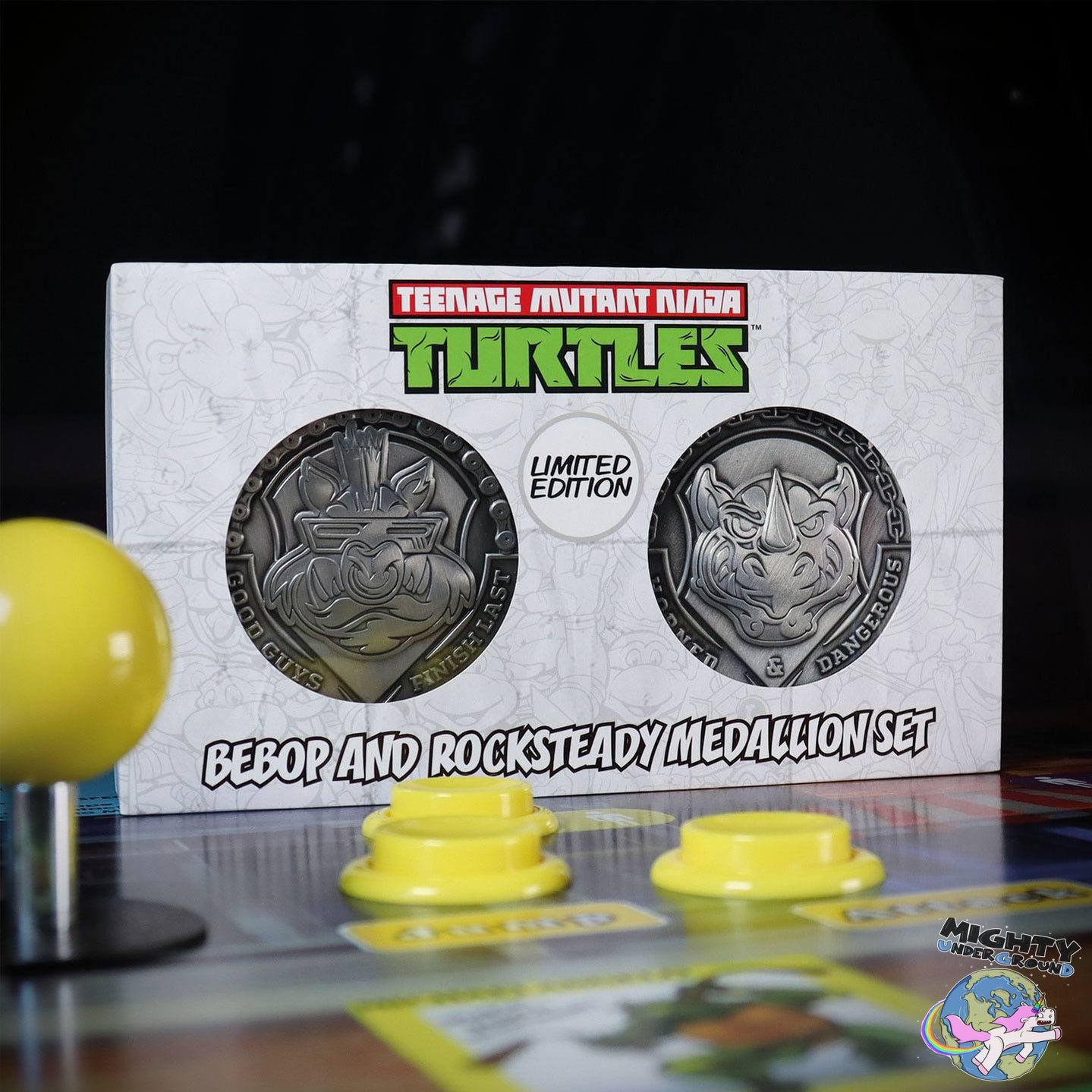 TMNT: Medaillen-Set Bad Guys (Limited Edition)-Merchandise-FaNaTtik-Mighty Underground