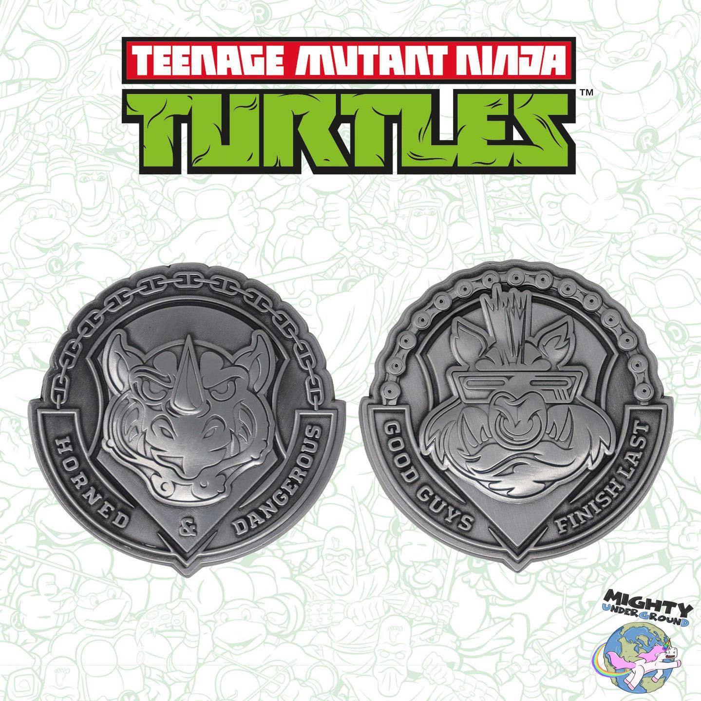 TMNT: Medaillen-Set Bad Guys (Limited Edition)-Merchandise-FaNaTtik-Mighty Underground